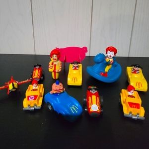 Vintage 80s McDonalds toys friction cars